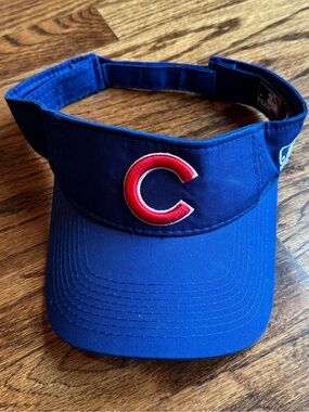 Chicago‎ Cubs Blue Visor with Embroidered Red C Logo